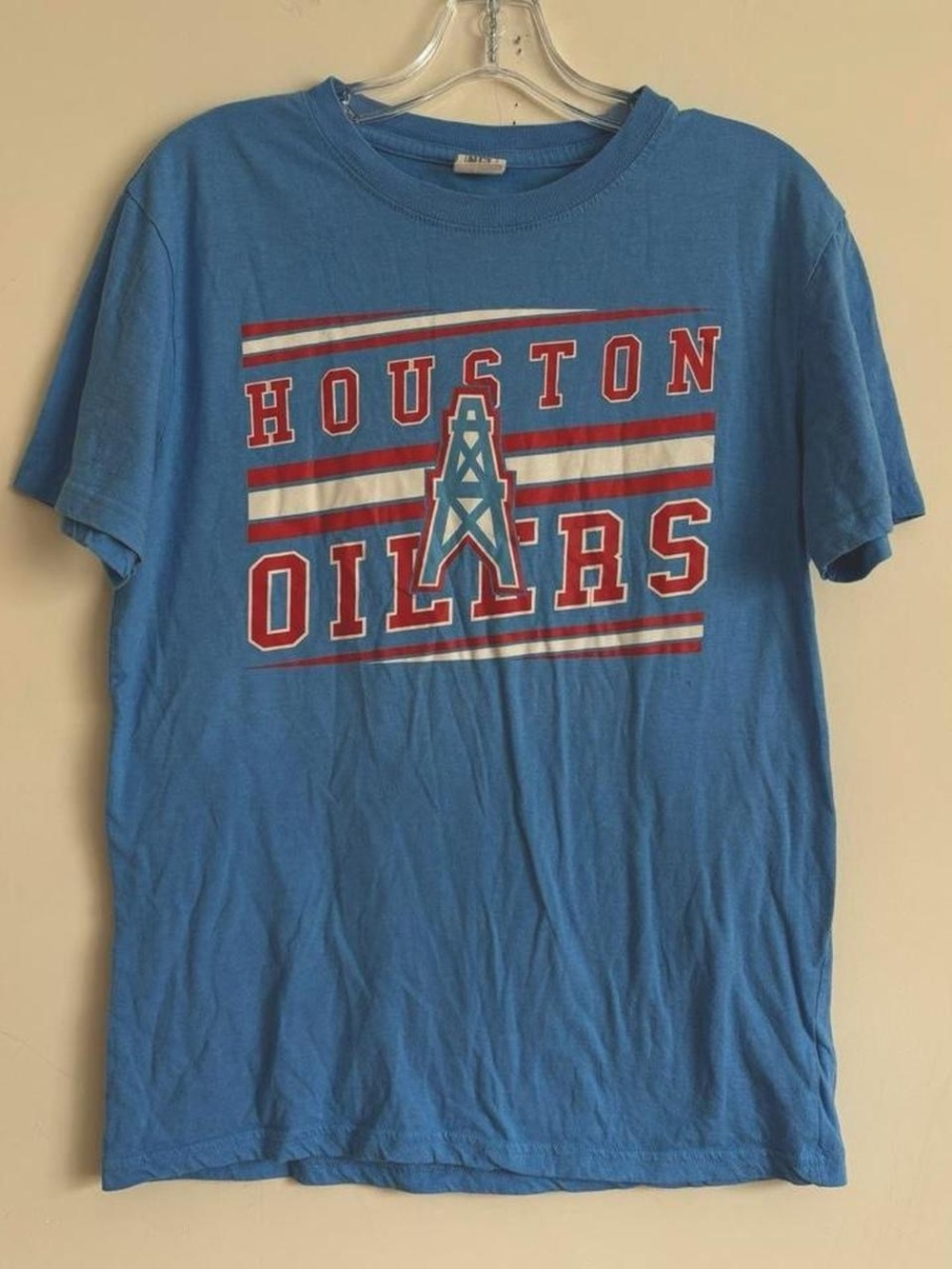 Houston Oilers Shirt Mens M Blue NFL Football Ultra Game Tee